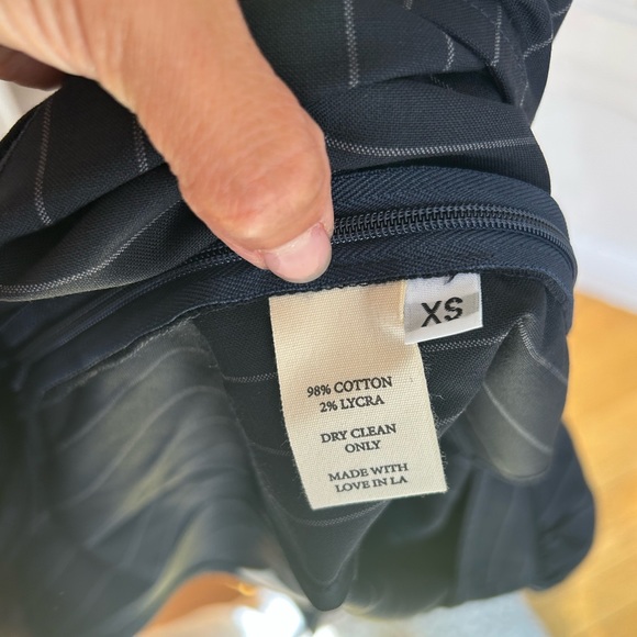 Miaou Demi Long Sleeve Pinstripe Top - Picture 4 of 4